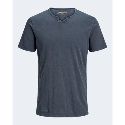 Light Blue Flamed Cotton T-Shirt