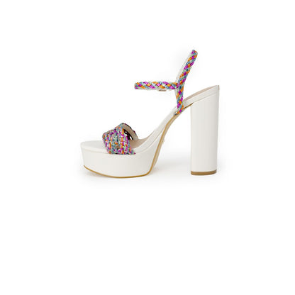 White Polyester Sandal