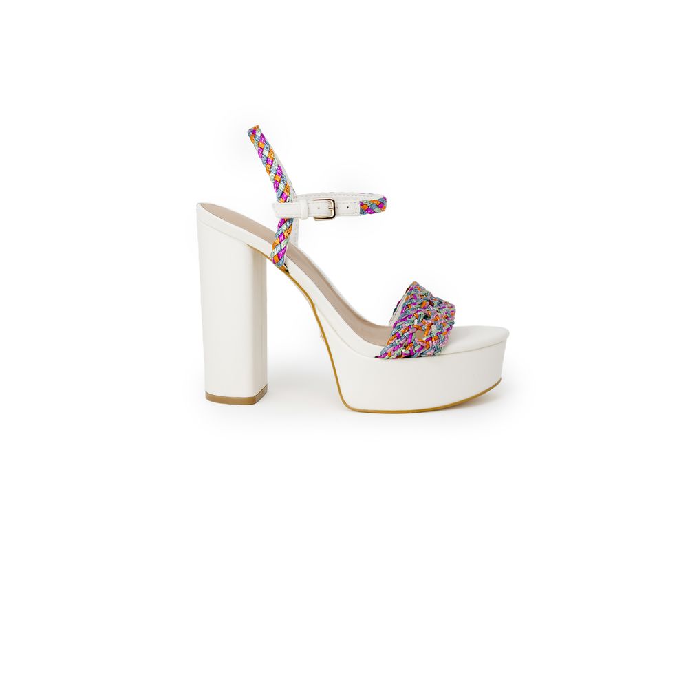 White Polyester Sandal