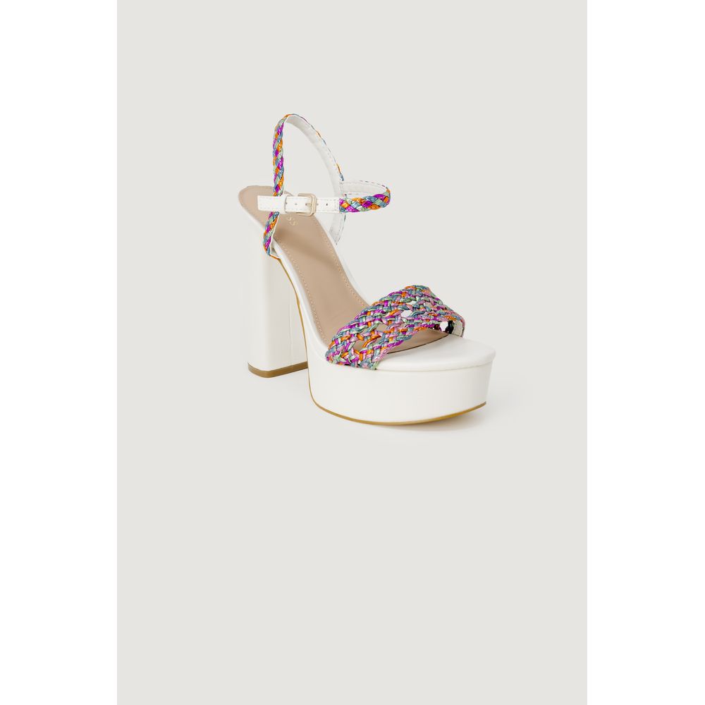 White Polyester Sandal