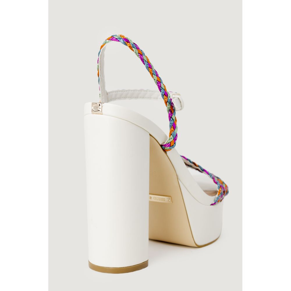 White Polyester Sandal