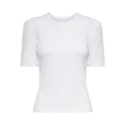 White Cotton Tops & T-Shirt