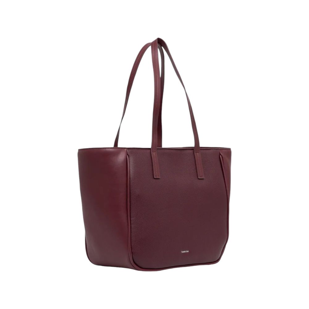 Bordeaux Polyethylene Handbag