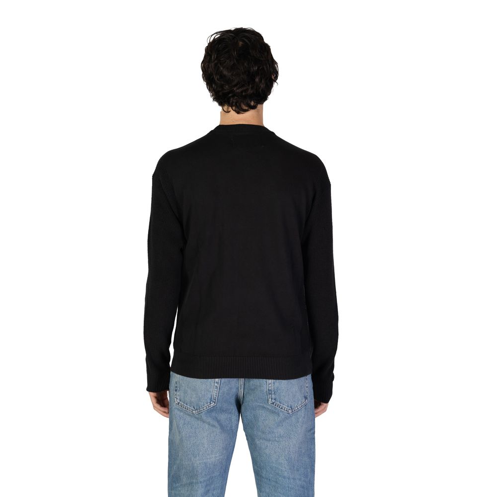 Black Cotton Sweater