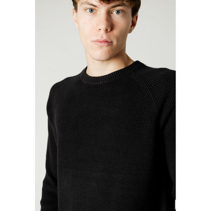 Black Cotton Sweater