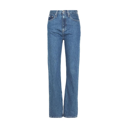 Light Blue Cotton Jeans & Pant