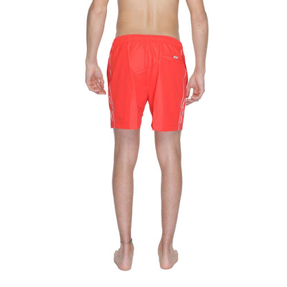 Red Recycled Polyester Swimwear