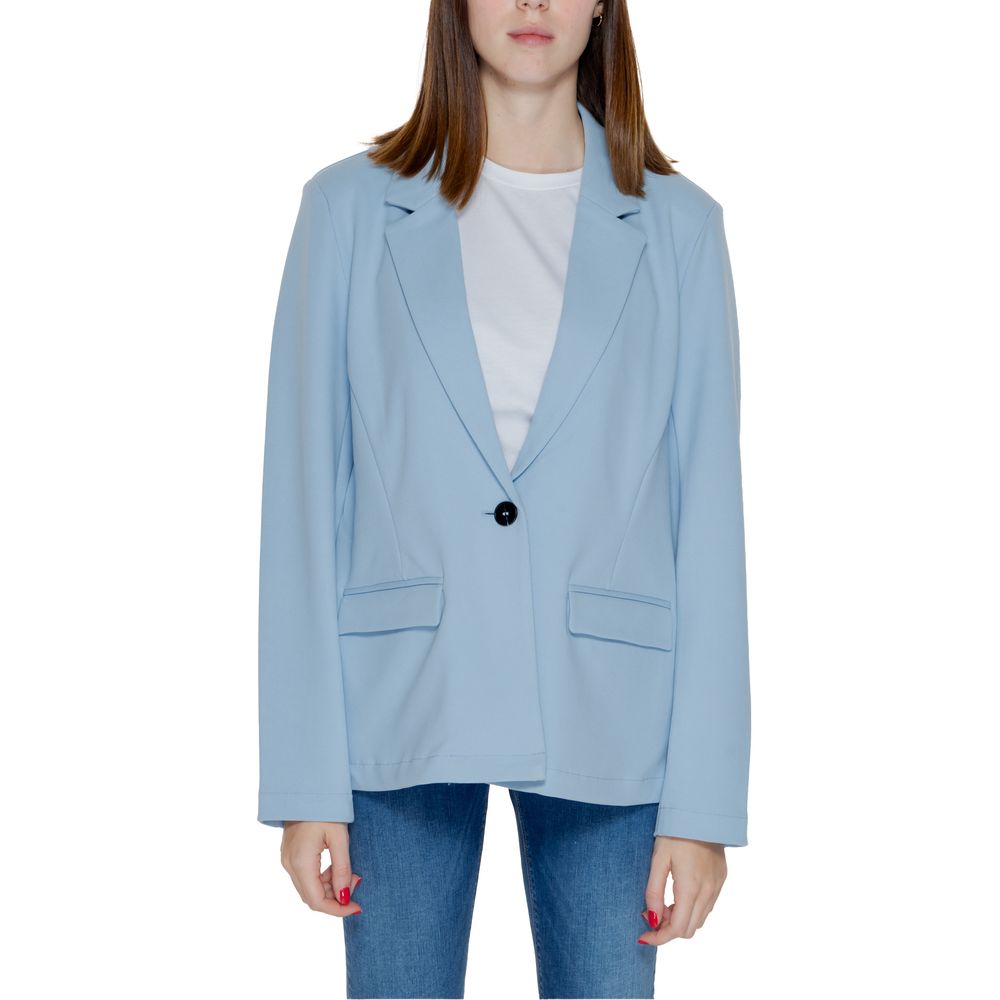 Blue Polyester Suits & Blazer