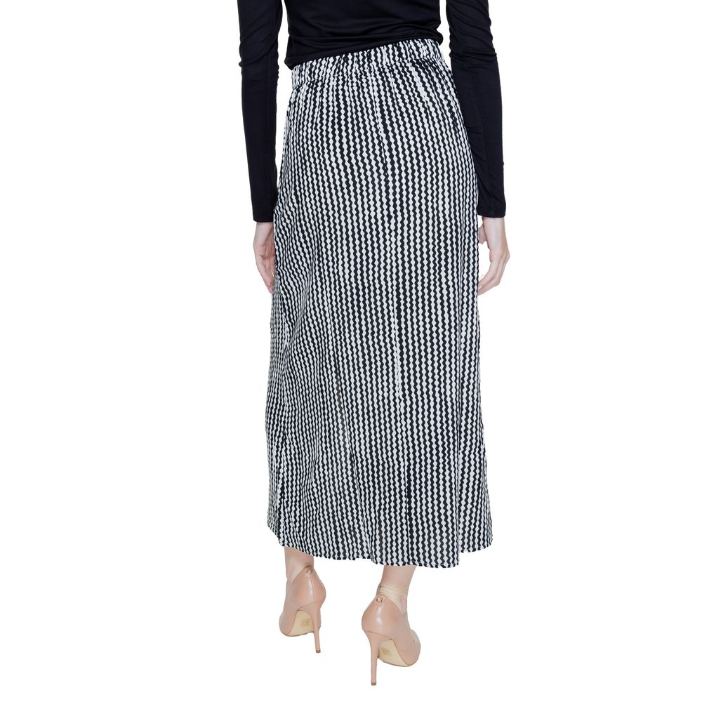 Black Viscose Skirt