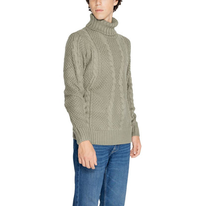 Green Polyester Sweater