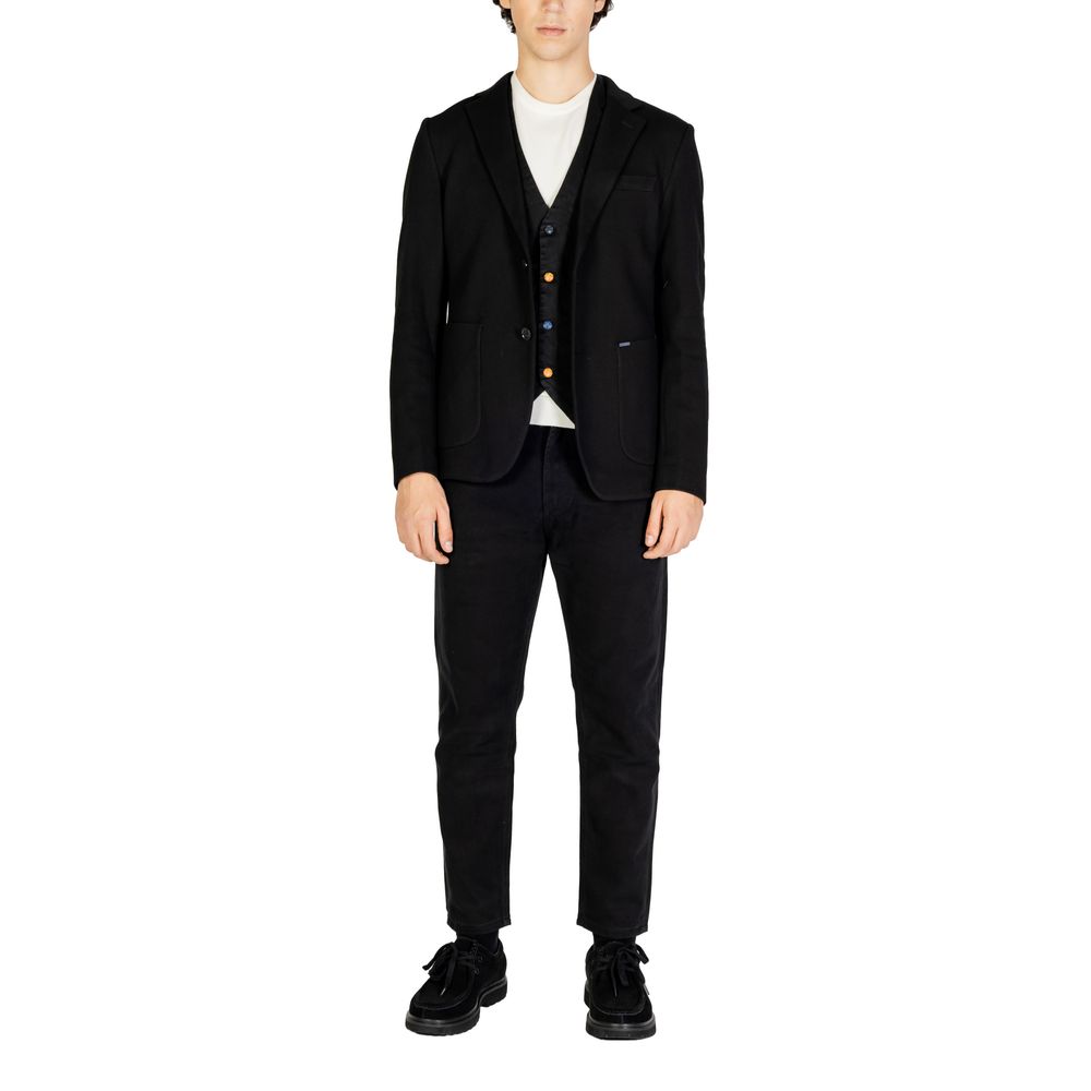 Black Cotton Blazer