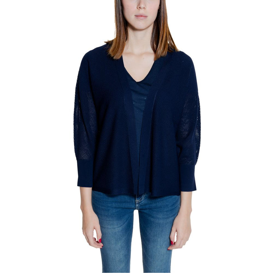 Blue Viscose Cardigan