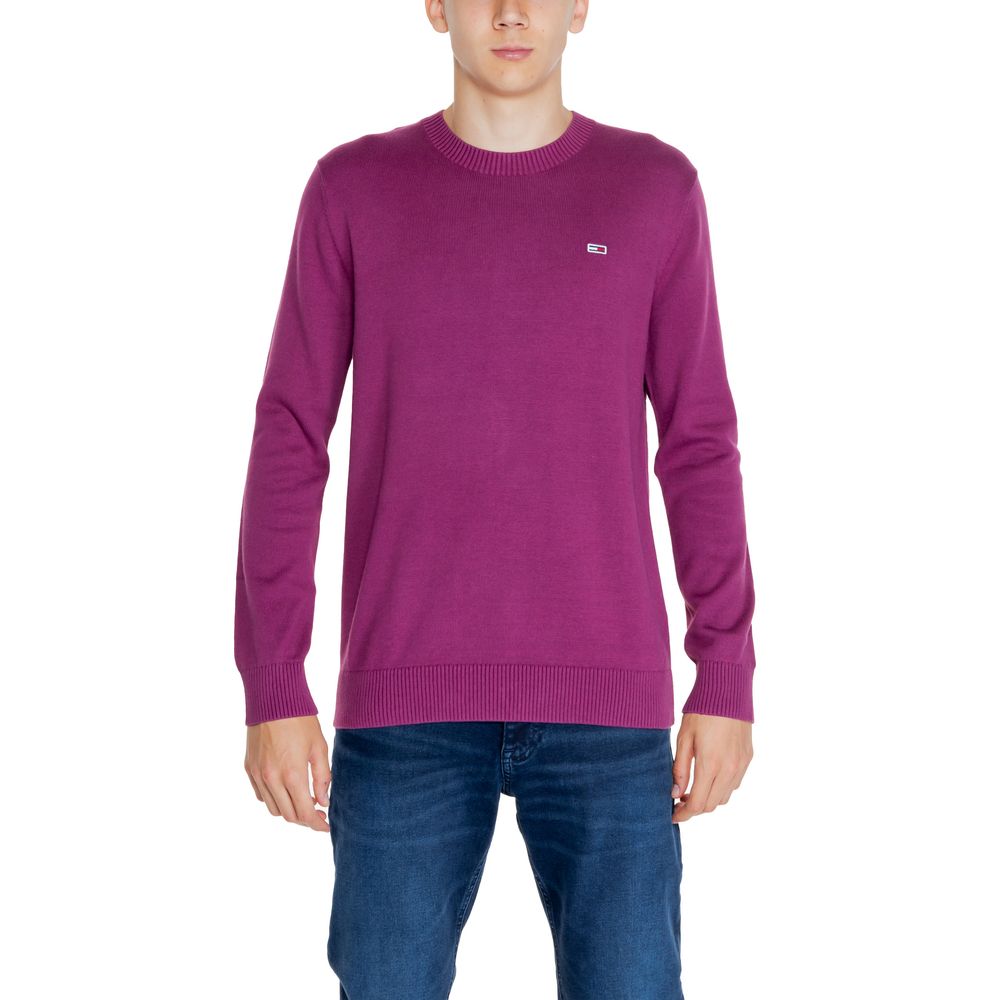 Purple Cotton Cotton Sweater