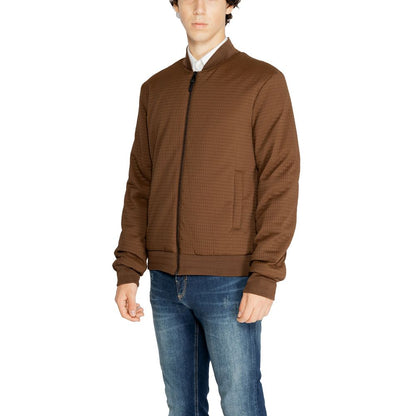 Brown Polyester Jacket