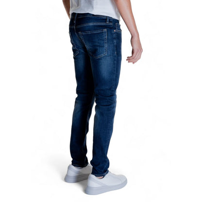 Blue Cotton Jeans & Pant