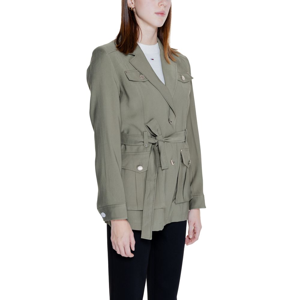 Green Viscose Suits & Blazer