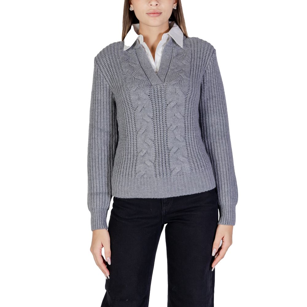 Gray Viscose Sweater