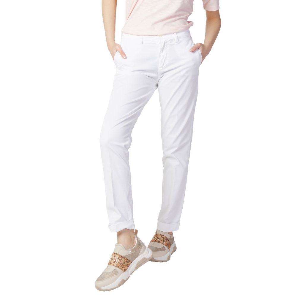 White Cotton Jeans & Pant