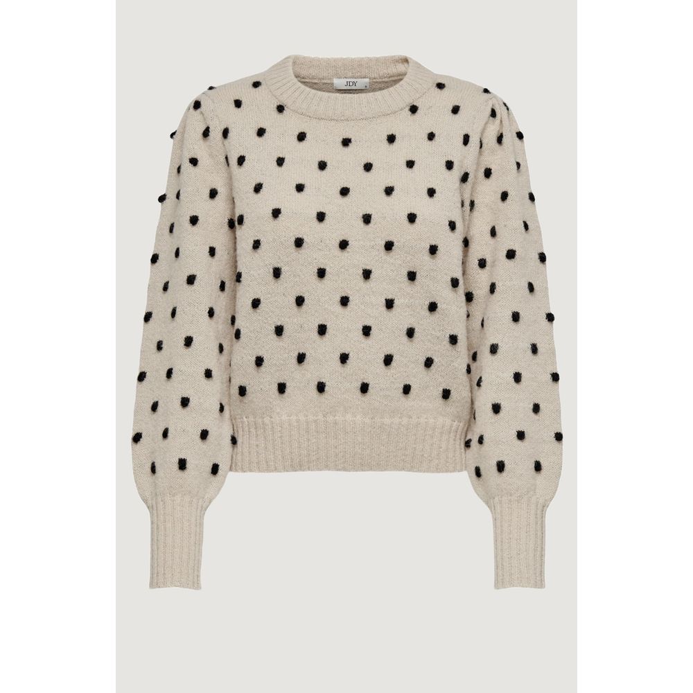 Beige Polyester Sweater