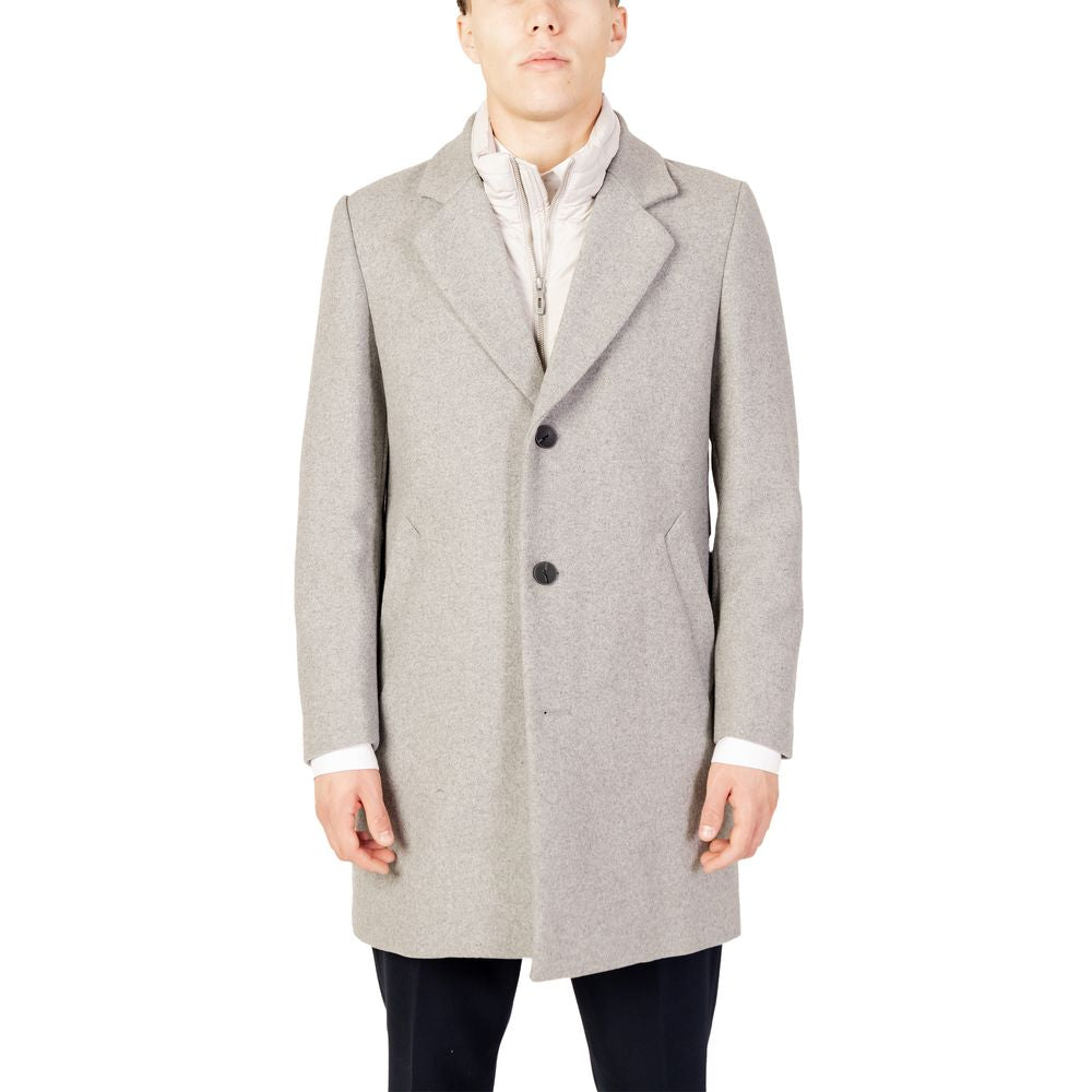 Gray Polyester Jacket