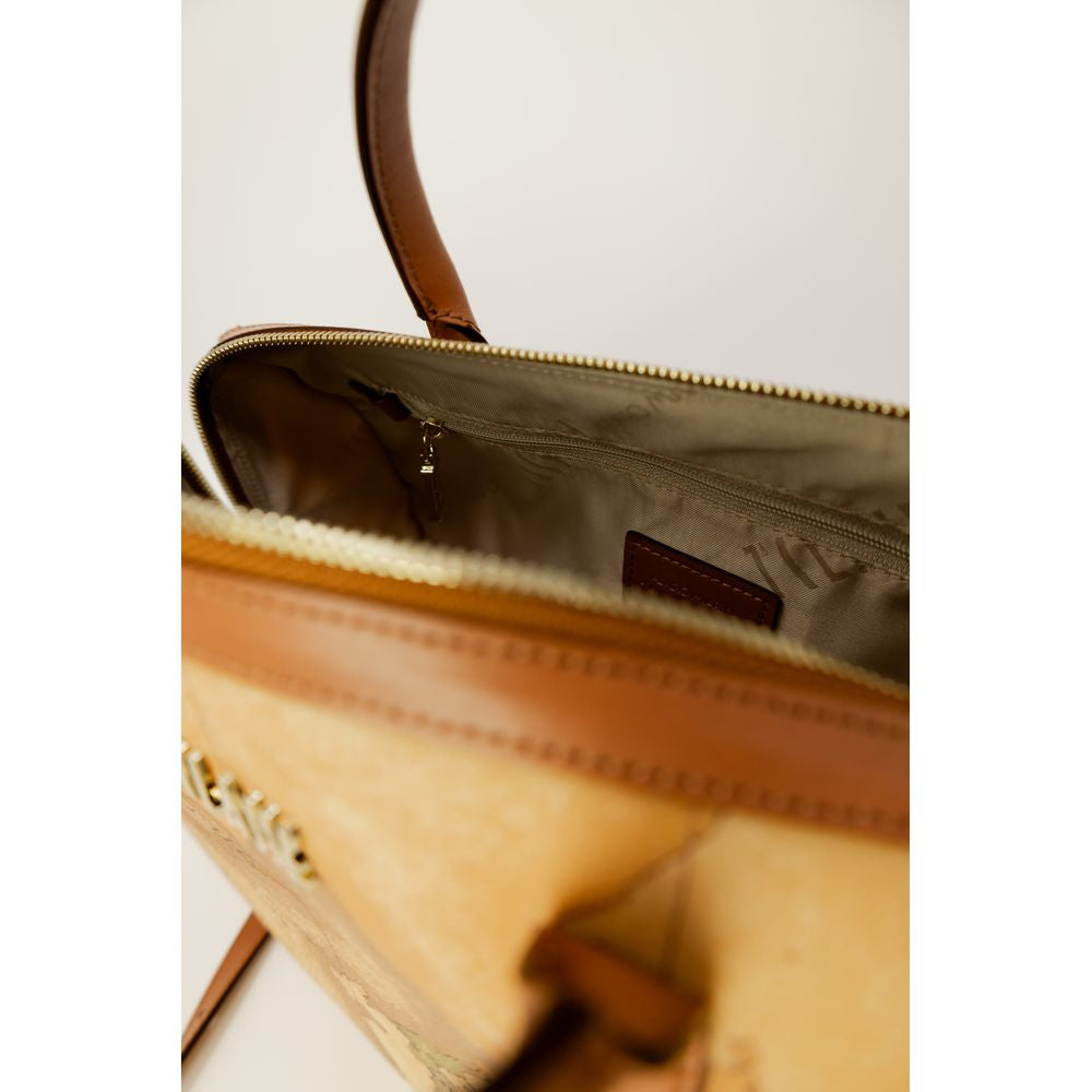 Beige Leather Handbag