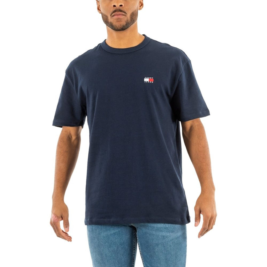 Blue Cotton Cotton T-Shirt