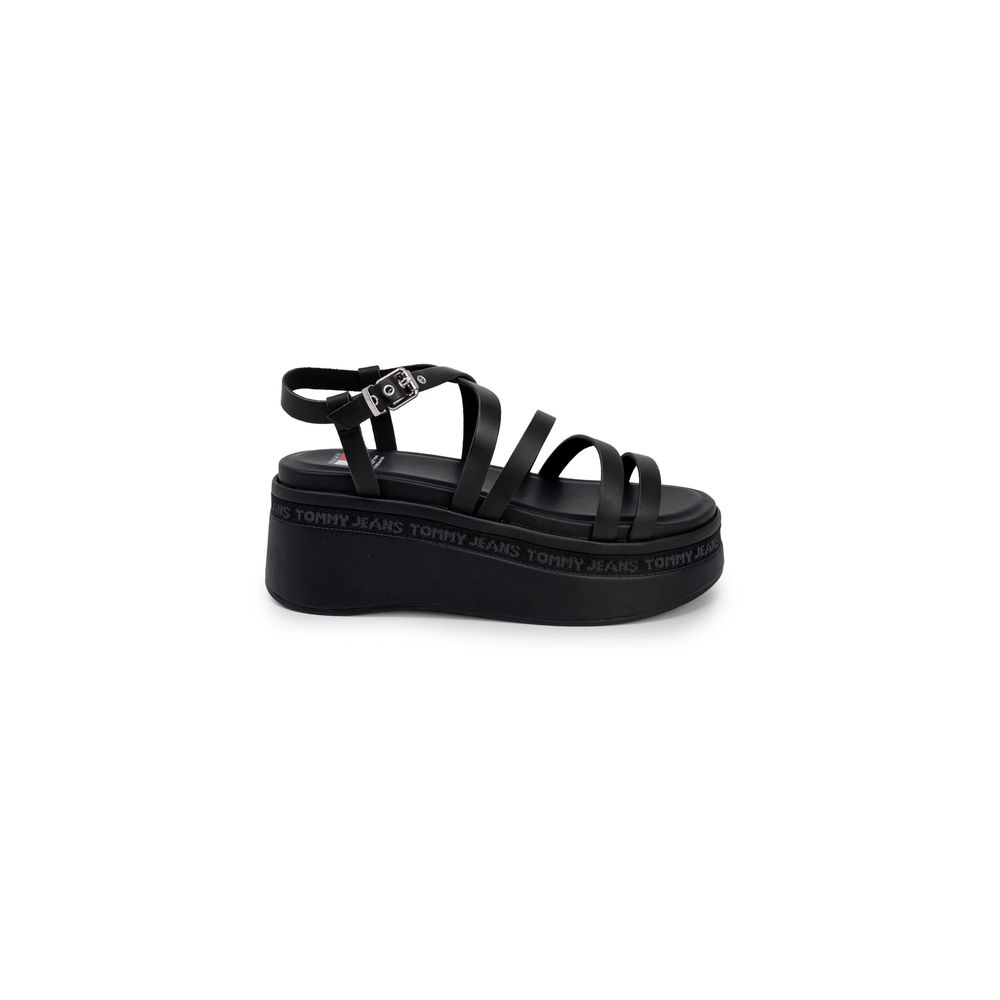 Black Leather Sandal