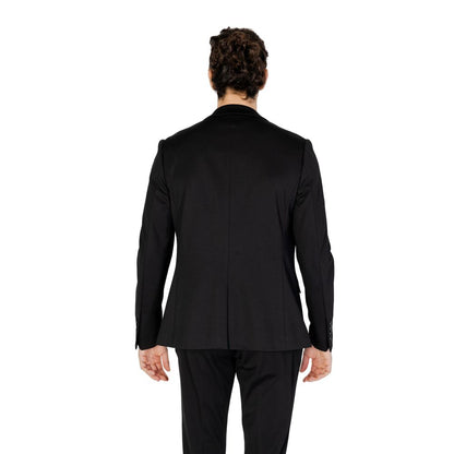 Black Polyester Suit