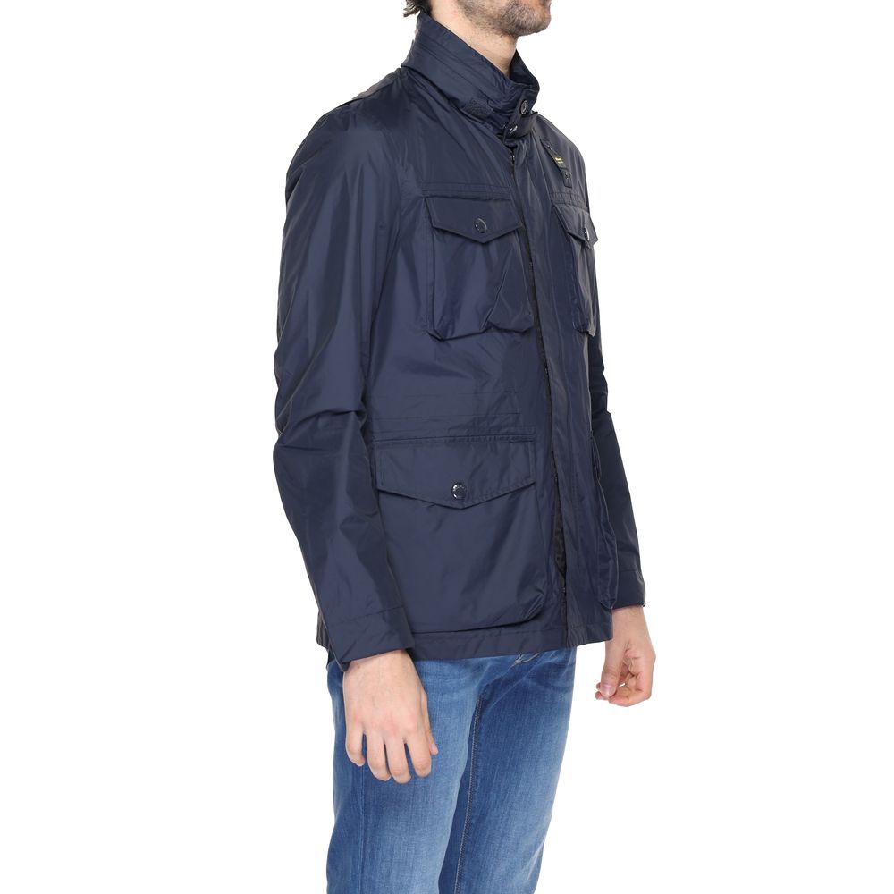 Blue Polyamide Jacket