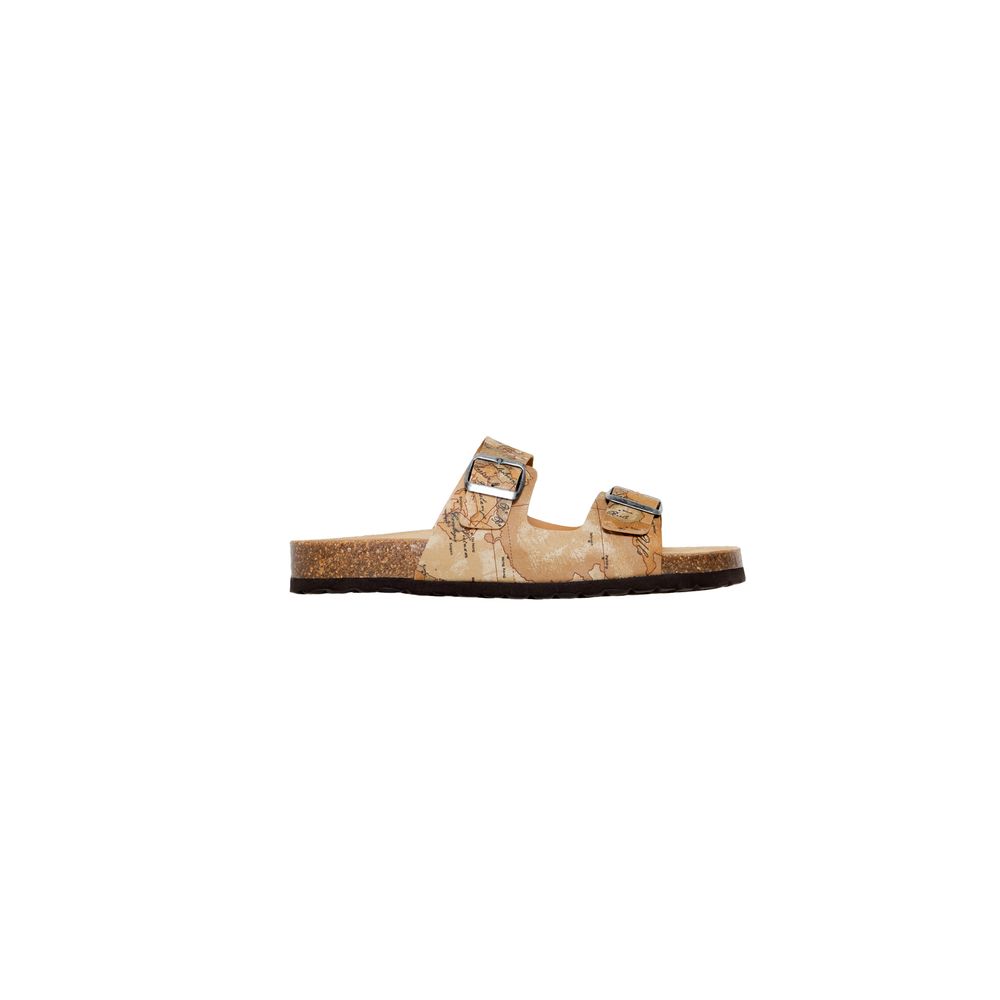 Beige Textile Sandal