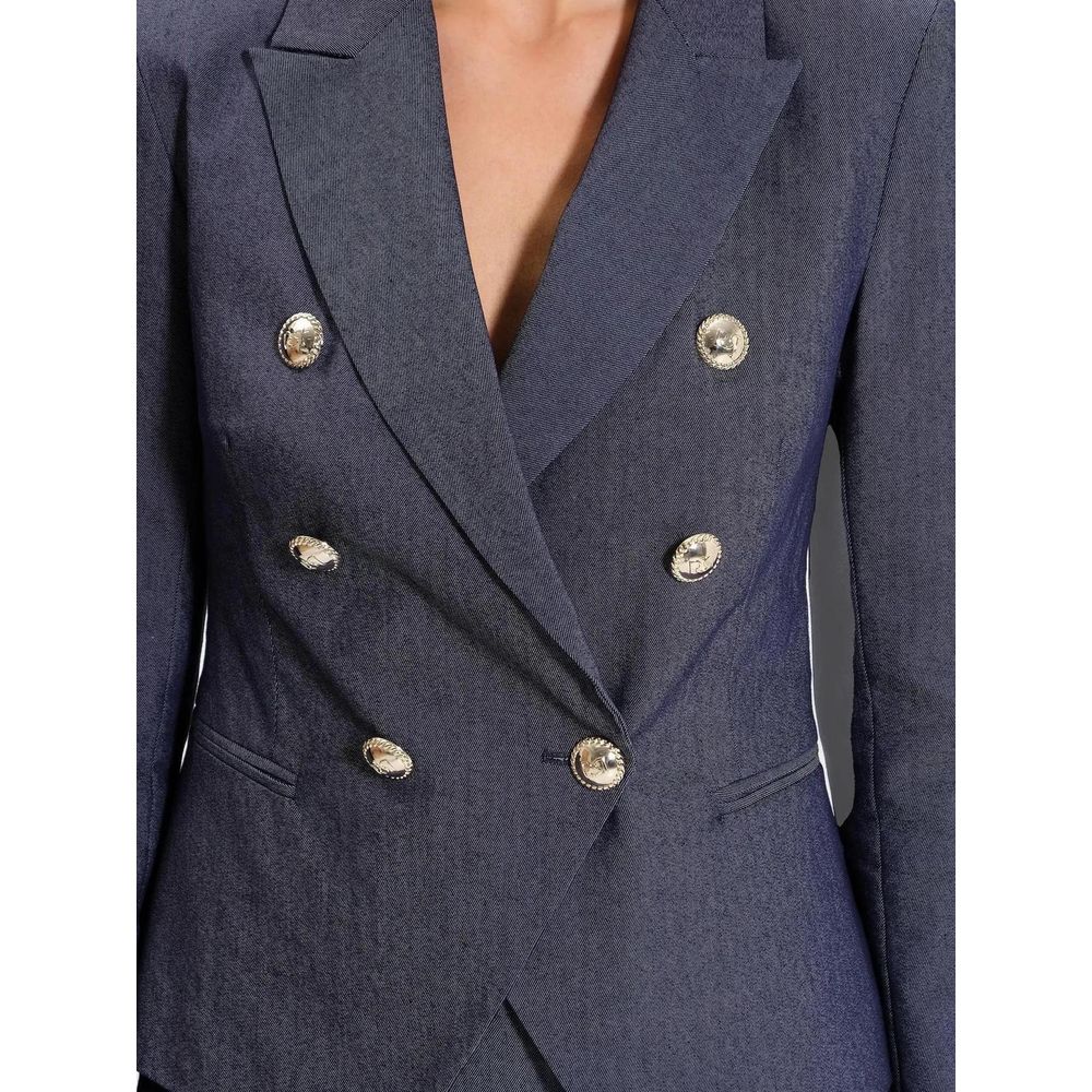 Blue Cotton Suits & Blazer