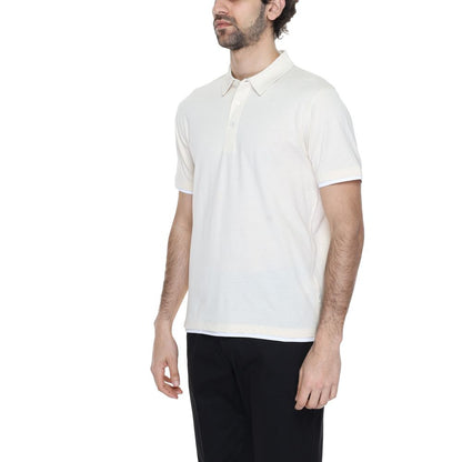 Cream Cotton Polo Shirt