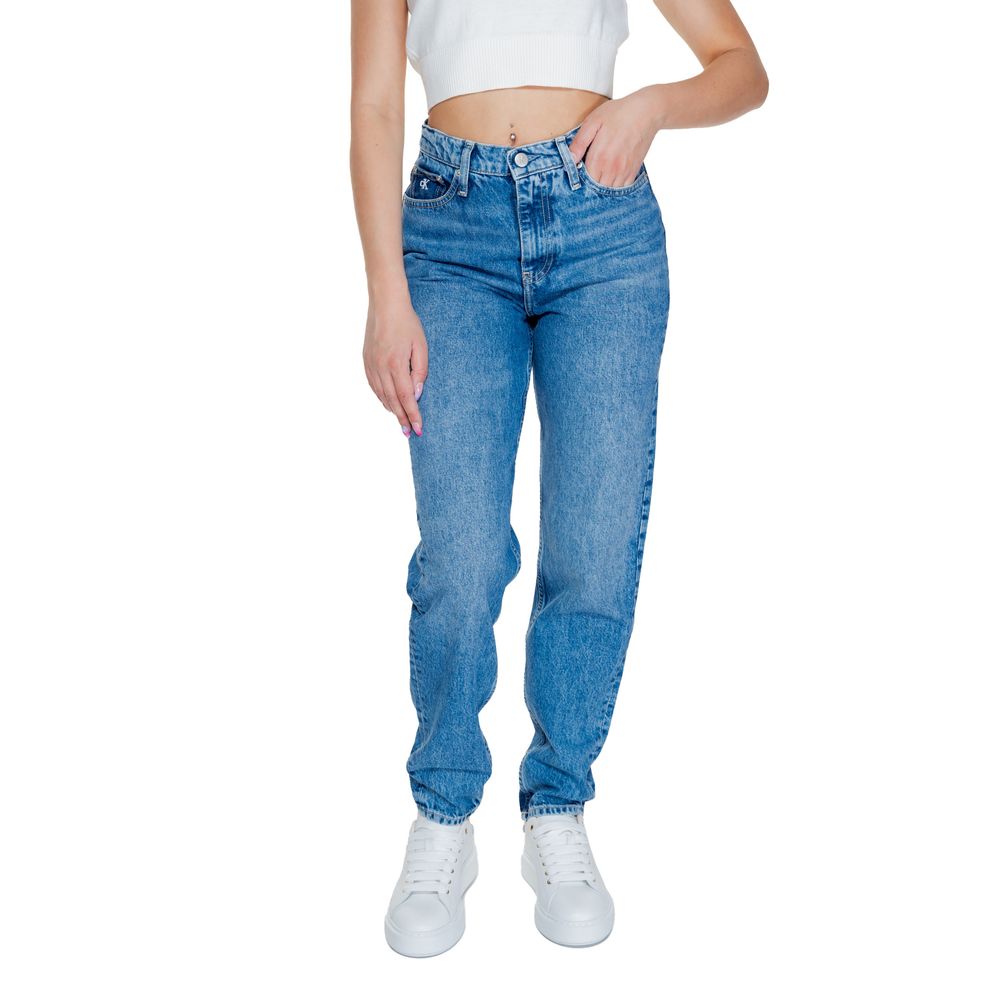 Blue Cotton Jeans & Pant