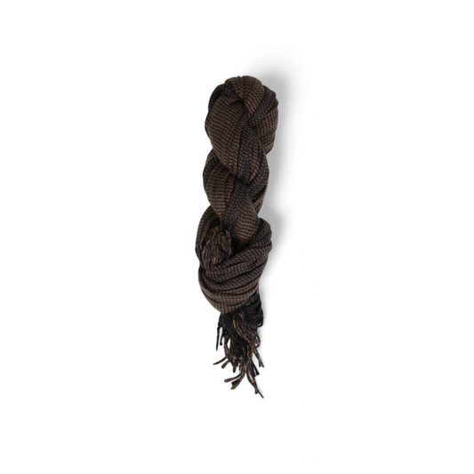 Brown Polyester Scarf