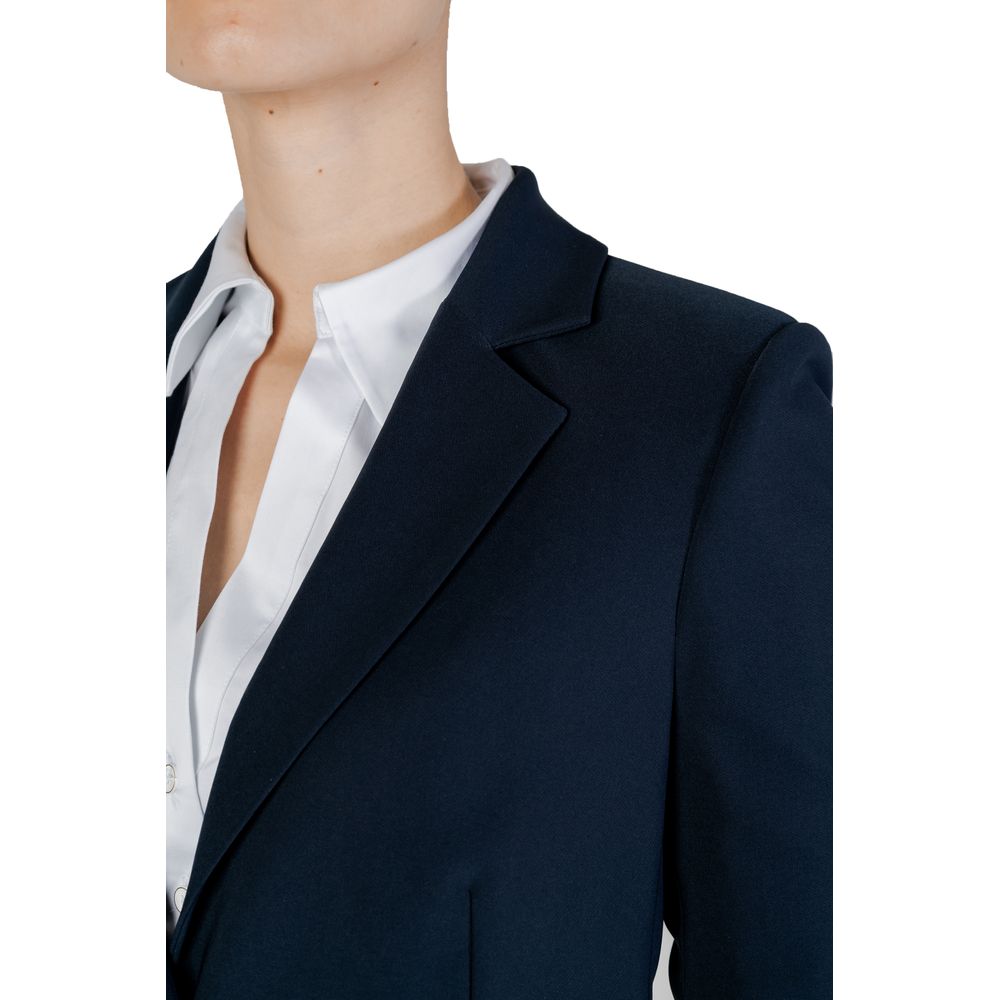 Blue Polyester Suits & Blazer