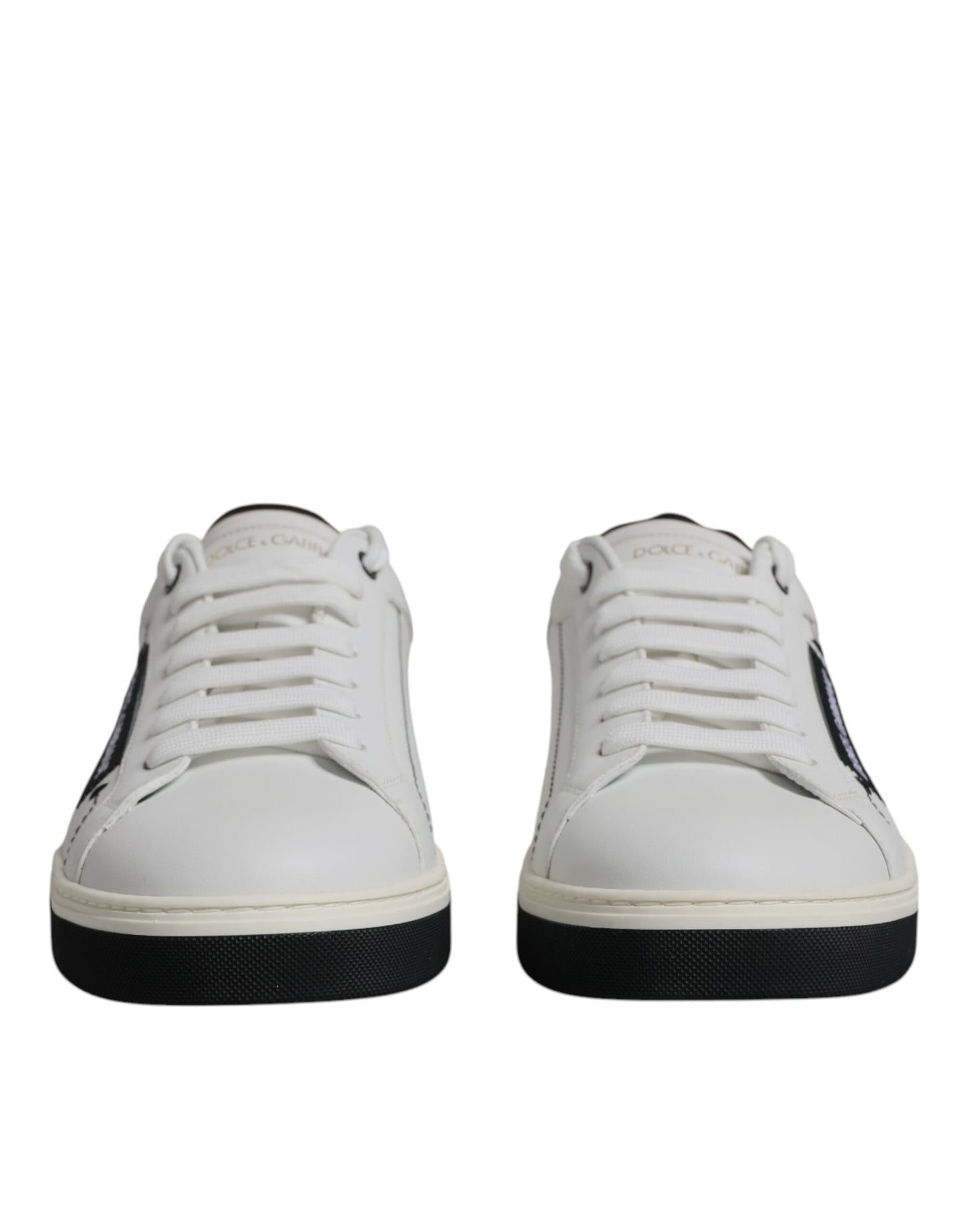 White Leather Low Top Men Sneakers Shoes