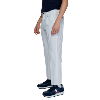 White Cotton Jeans & Pant