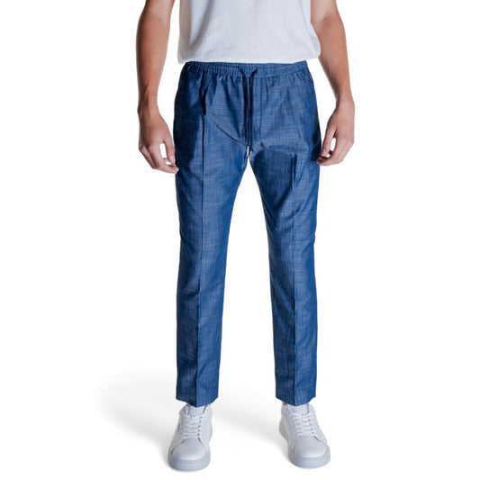 Blue Cotton Jeans & Pant