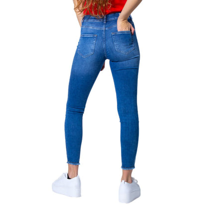 Blue Cotton Jeans & Pant