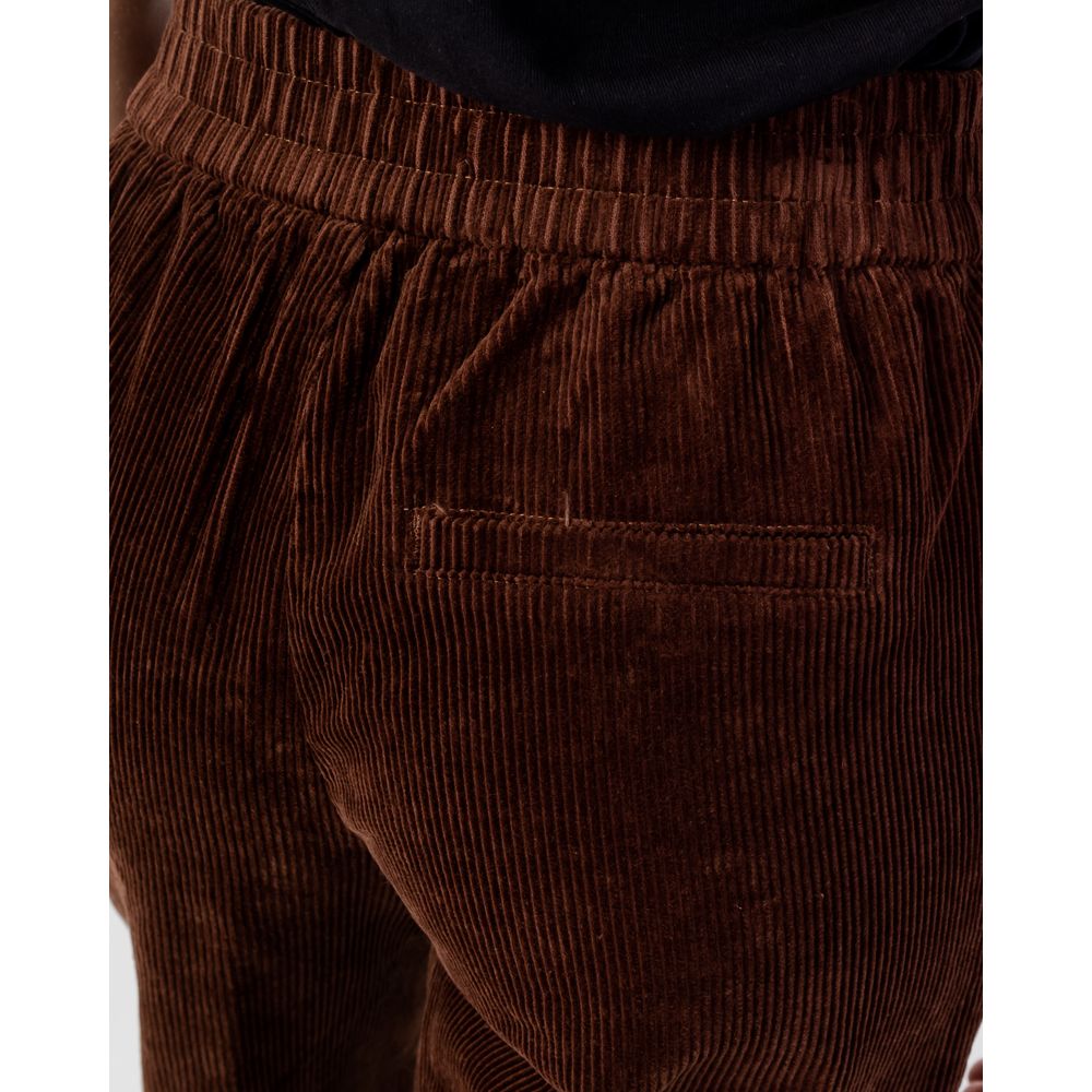 Brown Cotton Jeans & Pant