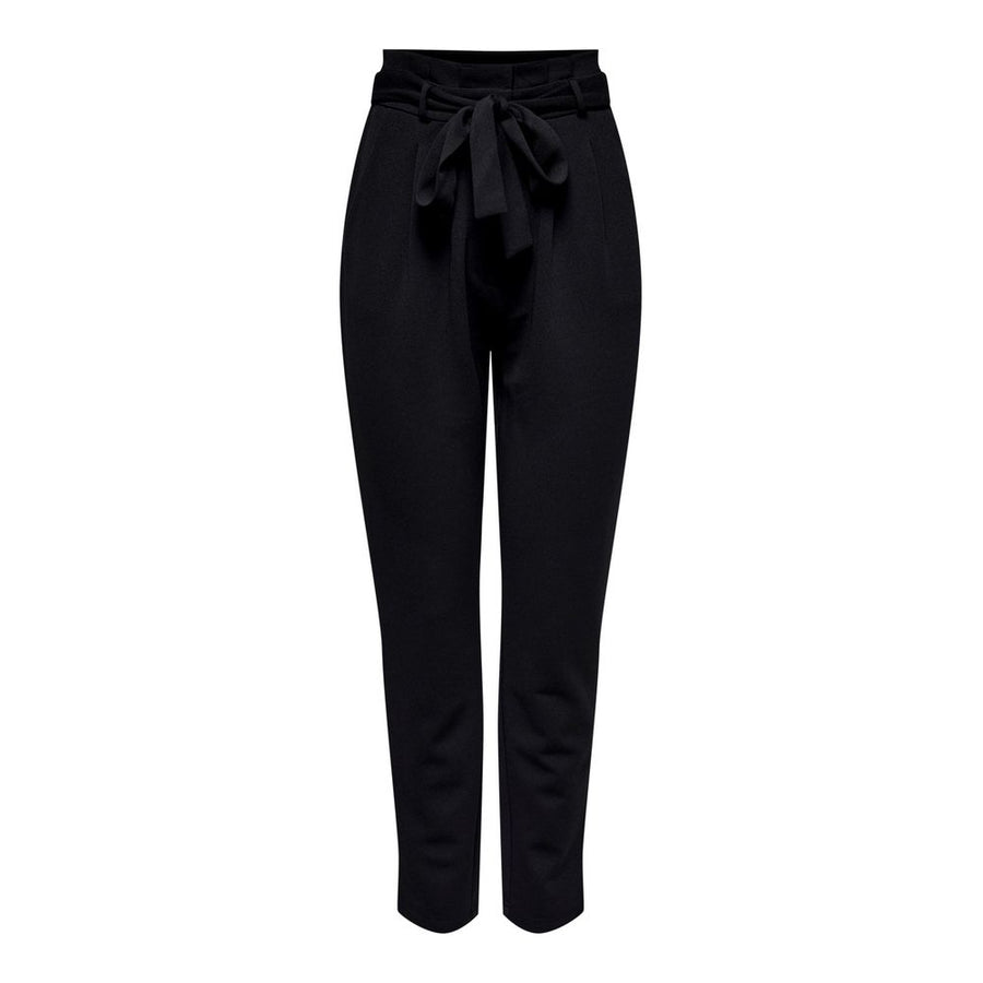 Black Polyester Jeans & Pant