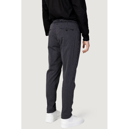 Black Cotton Jeans & Pant