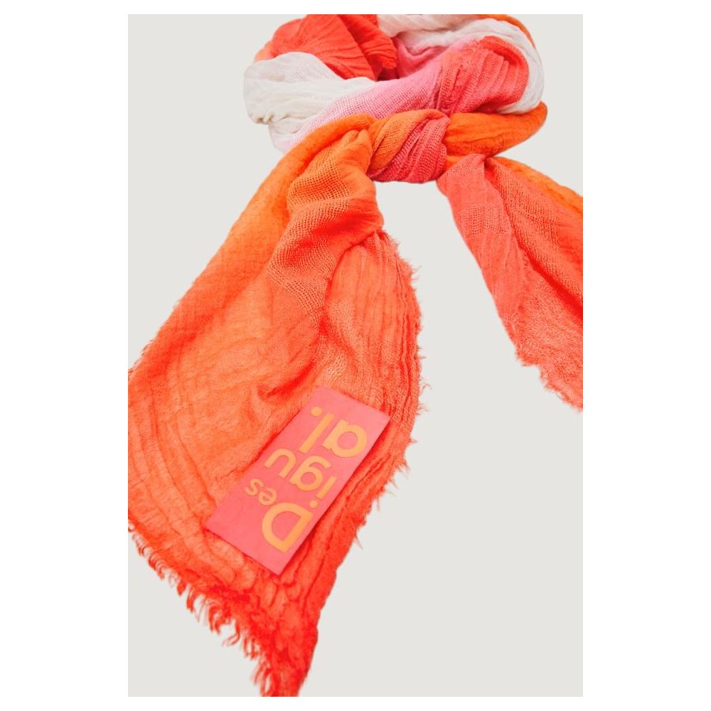 Orange Polyester Scarf