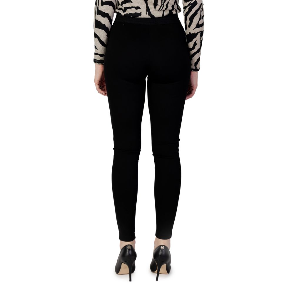 Black Viscose Jeans & Pant