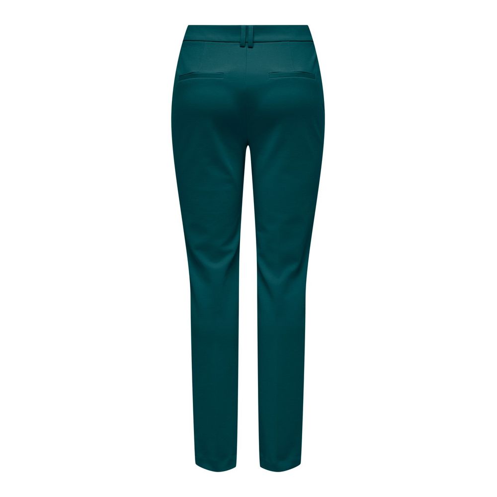 Green Polyester Jeans & Pant