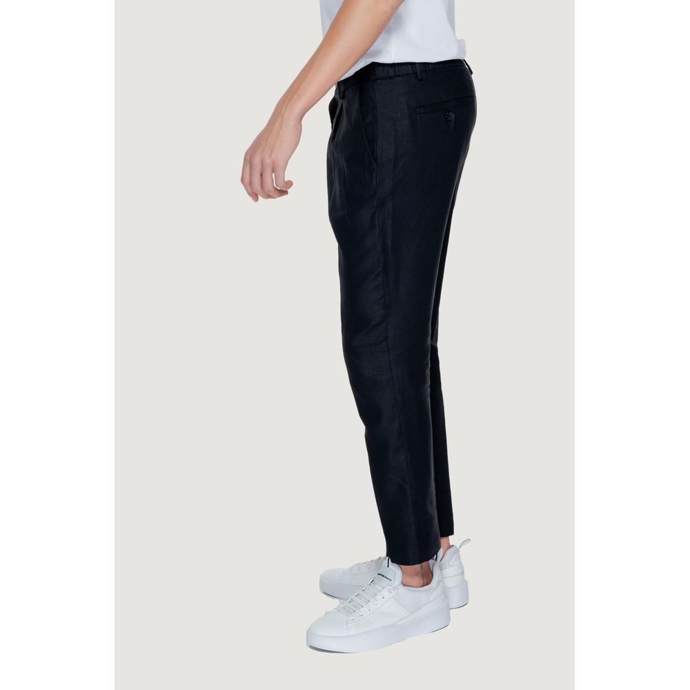 Black Linen Jeans & Pant