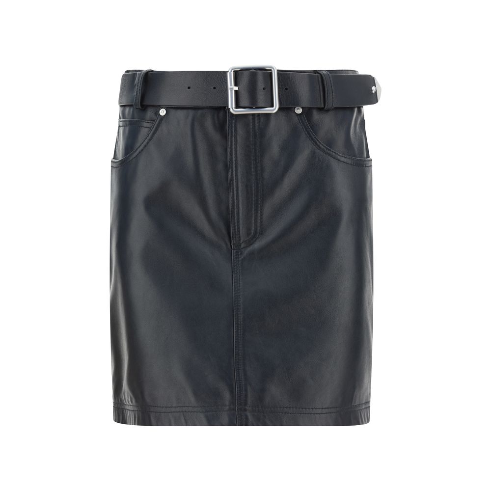 Leather Mini Skirt