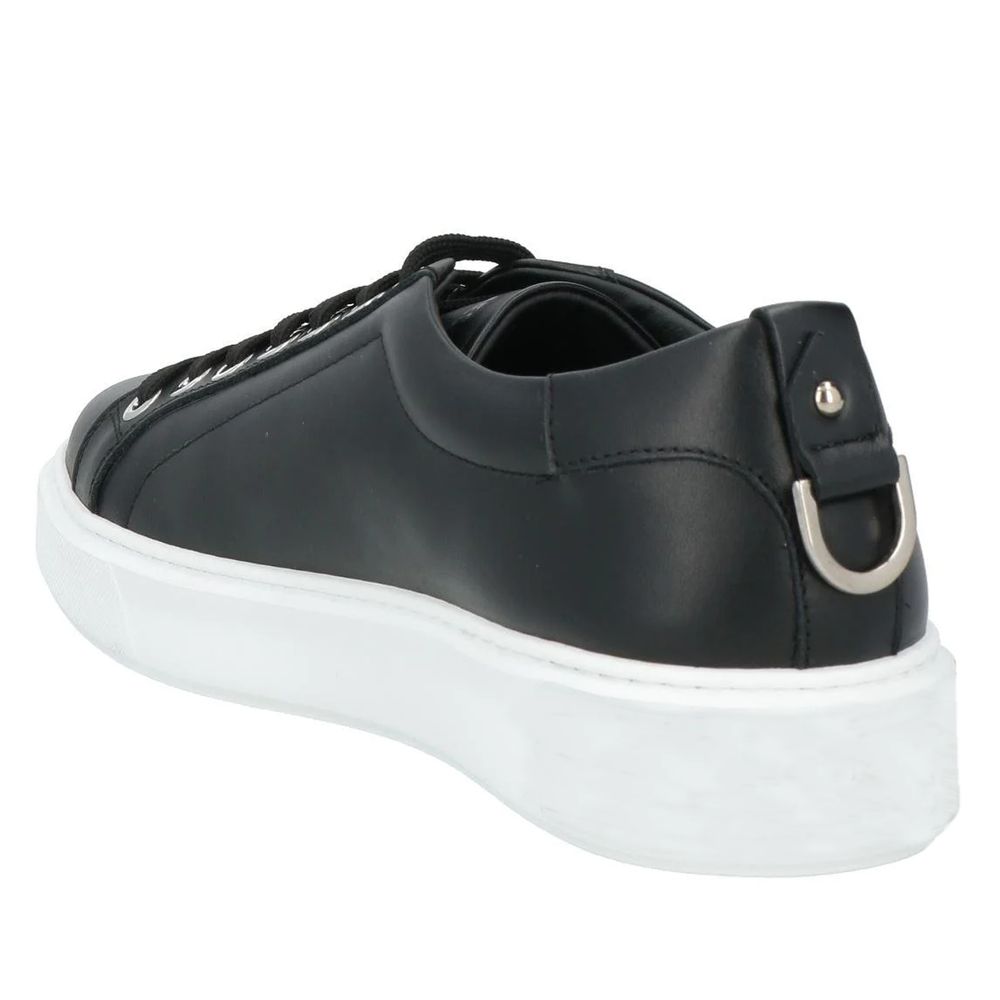 Black Calfskin Men Sneaker