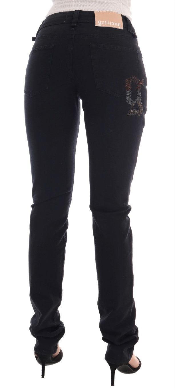 Chic Black Regular Fit Denim Jeans