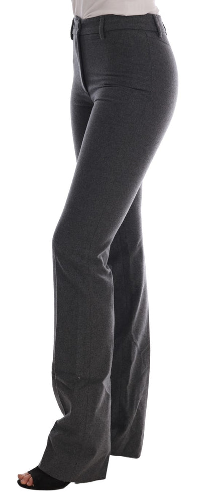 Chic Gray Formal Pants - Elegance Refined